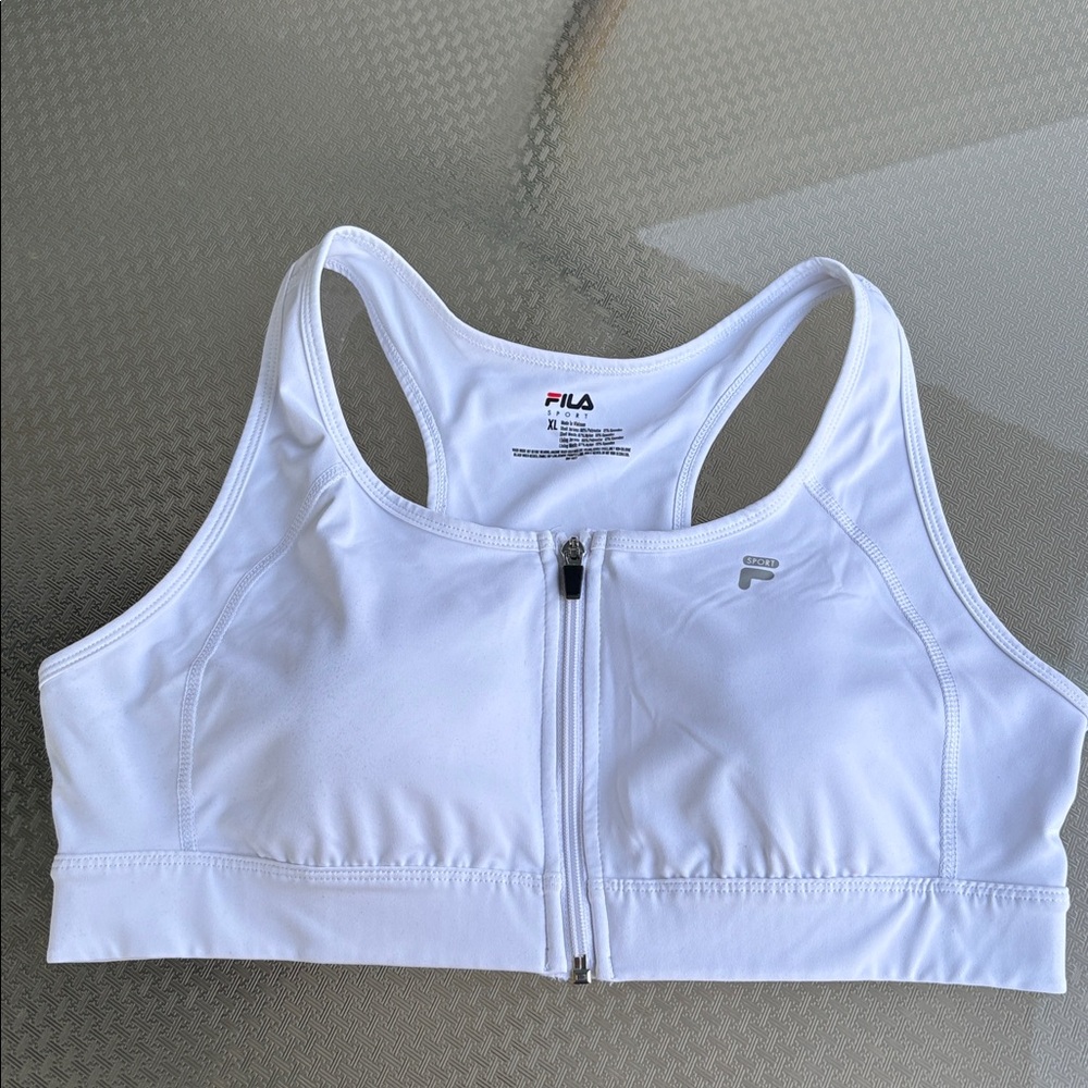 Fila sport bra XL white Padded